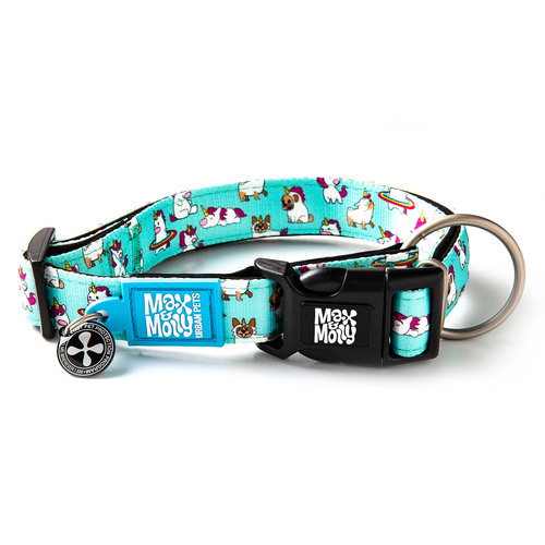 Max & Molly Smart ID Dog Collar - Unicorn main image