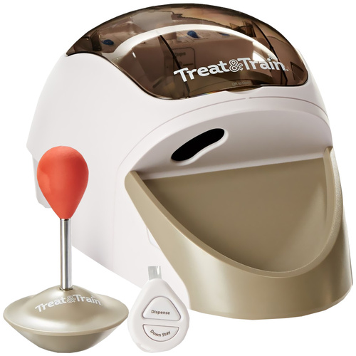 Petsafe Treat and Train Remote Reward Dog Trainer Treat Dispenser main image