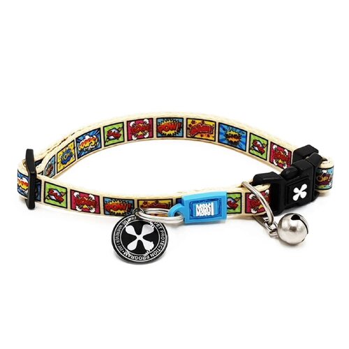 Max & Molly Smart ID Cat Collar - Comic main image