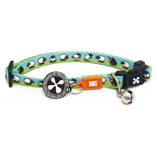Max & Molly Smart ID Cat Collar - Black Sheep main image