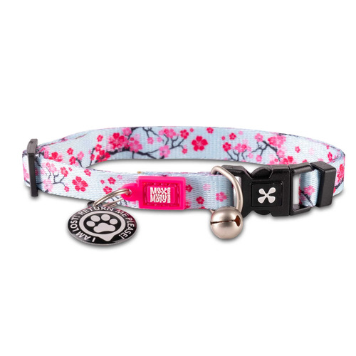 Max & Molly Smart ID Cat Collar - Cherry Bloom main image