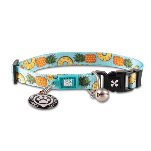 Max & Molly Smart ID Cat Collar - Sweet Pineapple main image