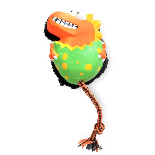 Max & Molly Squeaker Snuggles Dog Toy - Otto the Dino main image