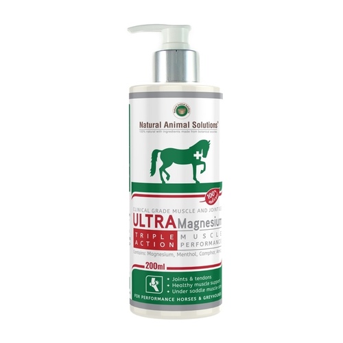 Natural Animal Solutions UltraMagnesium Gel for Greyhounds & Horses - 200ml main image