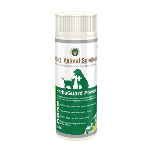 Natural Animal Solutions HerbaGuard Pest Control Powder for Dogs & Cats - 225ml main image