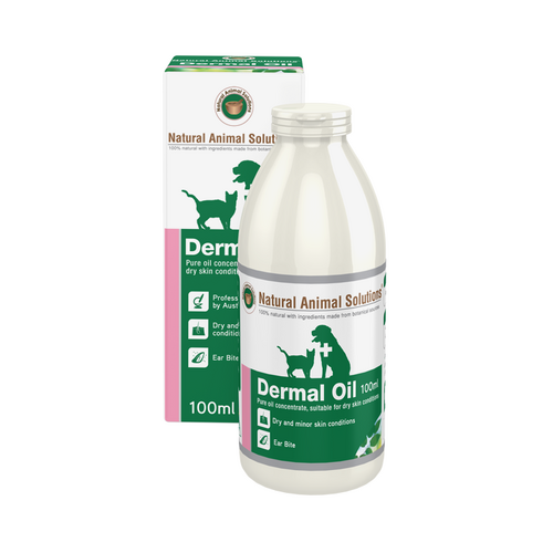 Natural Animal Solutions Dermal Oil for Cats & Dogs 100ml main image