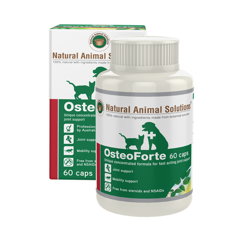 Natural Animal Solutions OsteoForte for Cats & Dogs 60 capsules main image
