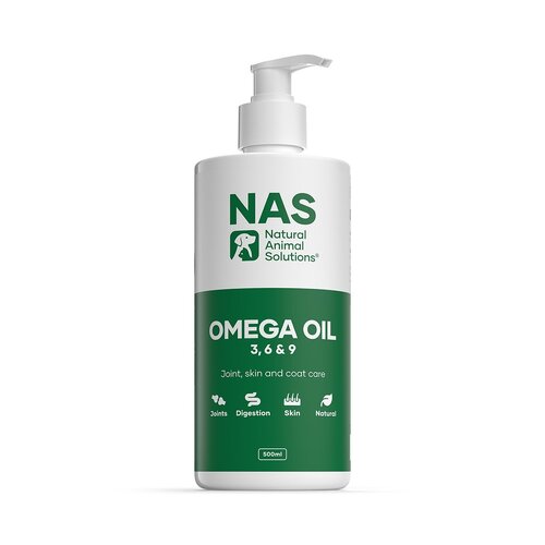 Natural Animal Solutions Omega 3,6 & 9 Supplement Oil for Dogs 500ml main image