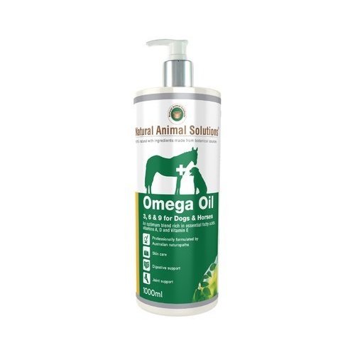 Natural Animal Solutions Omega 3,6 & 9 SUpplement Oil for Dogs/Horses 1000ml main image