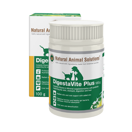 Natural Animal Solutions DigestaVite Plus Powder Supplement for Cats and Dogs 100g main image