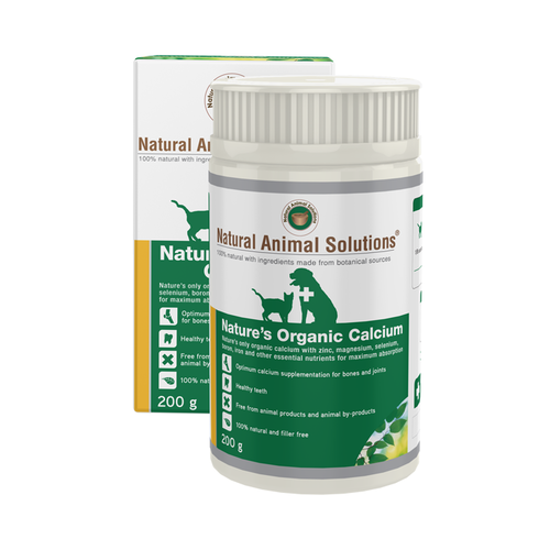 Natural Animal Solutions Nature's Organic Calcium Supplement for Cats & Dogs 200g main image
