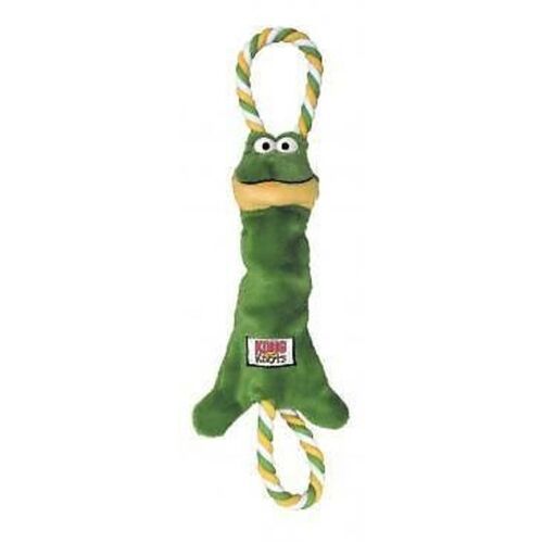 KONG Tugger Knots Tug & Fetch Dog Toy - Medium/Large Frog - 3 Unit/s main image