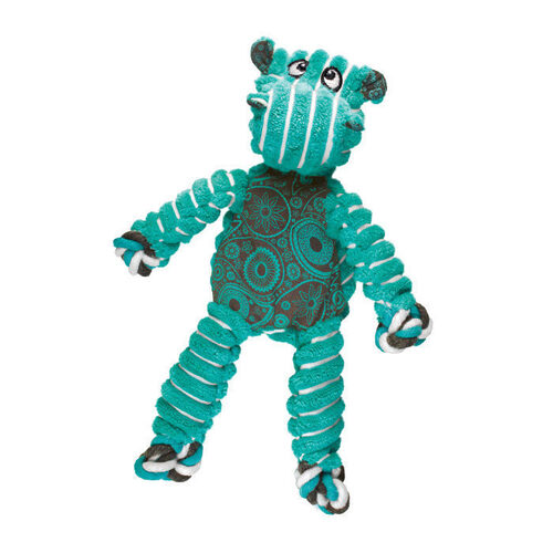 3 x KONG Floppy Knots Hippo Tug Toy for Dogs - Small/Medium main image