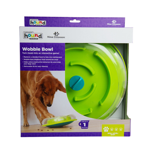 Nina Ottosson Wobble Bowl Food & Treat Dispensing Dog Toy main image