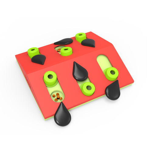Nina Ottosson Puzzle & Play Melon Madness Treat Dispensing Cat Toy main image