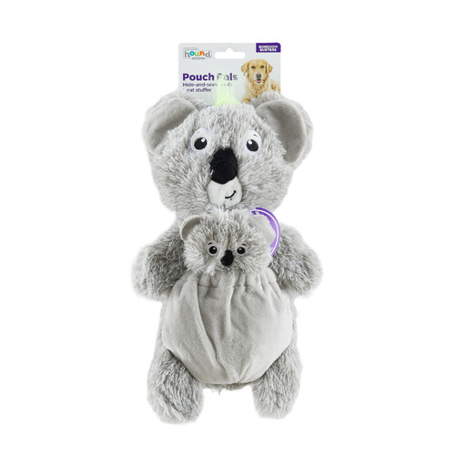 Charming Pet Pouch Pals Plush Dog Toy - Koala with Baby in Pouch main image