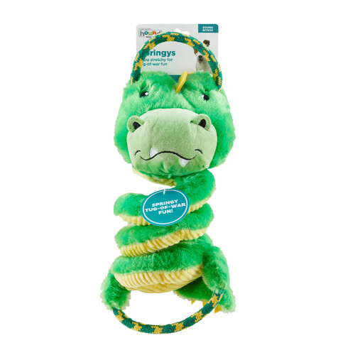 Outward Hound Springys Plush Fetch Dog Toy - Gator main image