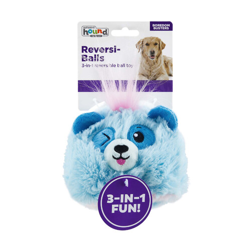 Outward Hound Reversi-Balls 2-in1- Plush & Ball Dog Toy - Panda main image