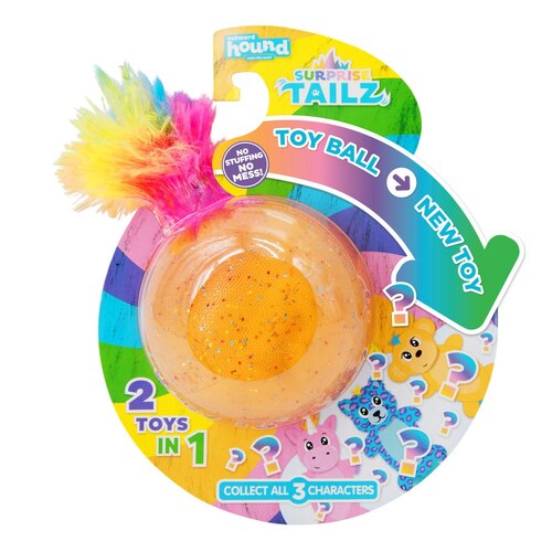 Outward Hound 2-in-1 Surprize Tailz Ball & Plush Toy - Assorted Designs main image