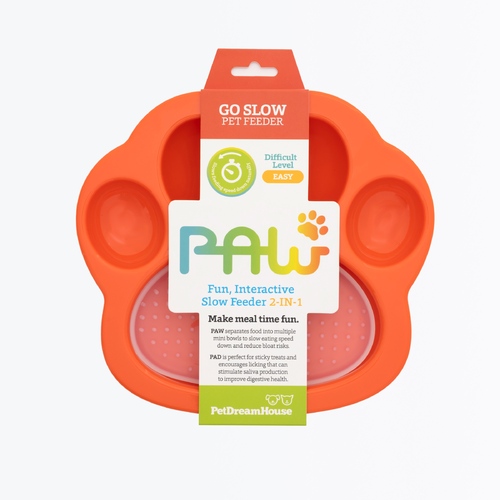 PAW 2-in-1 Slow Mini Slow Feeder & Lick Pad for Cats & Small Dogs main image