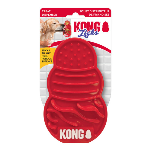 KONG Licks Mat Slow Feeder Lick Mat for Cats & Dogs with Suction Pads main image
