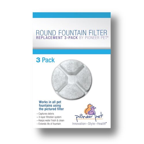Replacement Filters for the Pioneer Pet Vortex Fountain - 3 Filters main image