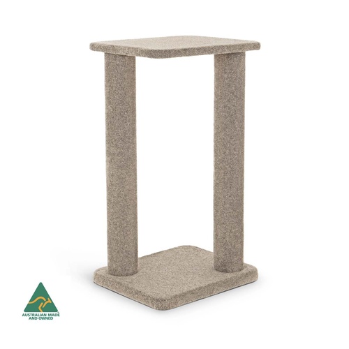 BOSSCAT Gus Premium Cat Scratcher with 2 Extra Tall Claw-Care Carpet Posts main image