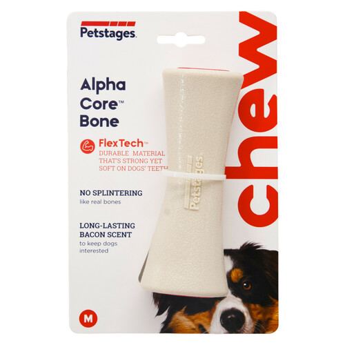 Petstages Alpha Core Bacon Scented Bone Dog Chew main image