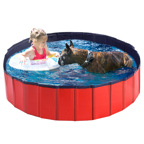 Pet Swimming Pool Dog Cat Animal Folding Bath Washing Portable Pond main image