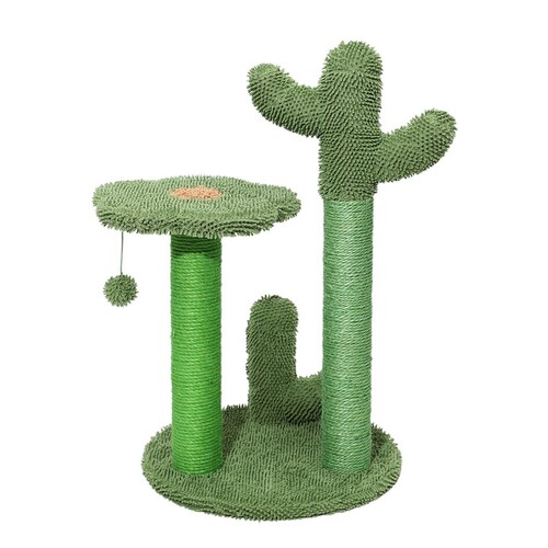 PaWz Cat Tree Scratching Post Cactus Shape Cat Scratcher Furniture Condo Tower main image