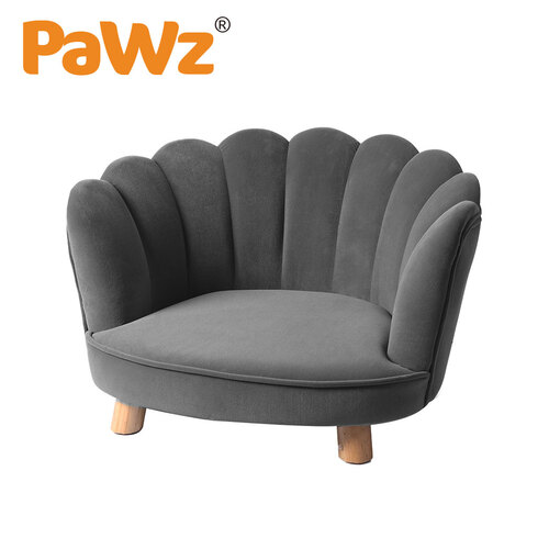 luckypet.com.au | PaWz Luxury Pet Sofa Chaise Lounge Sofa Bed Cat Dog Beds Couch Sleeper Soft Grey
