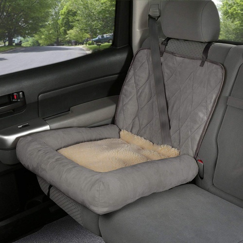 Happy Ride Car Cuddler Dog Bed and Single Car Seat Cover Protector for Cars/Trucks & SUVs main image