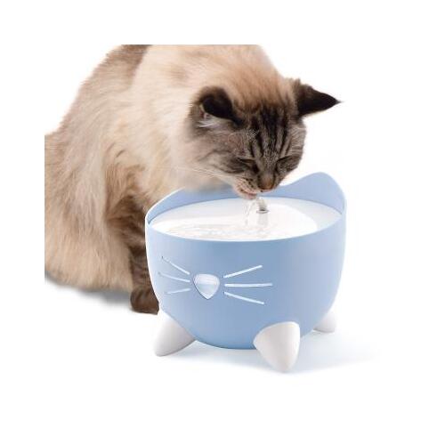 Catit Pixi Fountain with Refill Alert for Cats & Dogs - 2.5 Litres in Pink or Blue main image