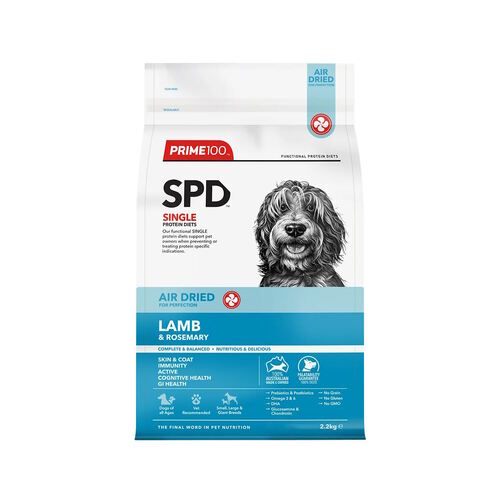 Prime100 SPD Air Dried Dog Food Single Protein Lamb & Rosemary main image
