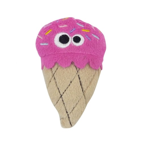 Mad Cat Purrfect Strawpurry Icecream Catnip & Silverine Cat Toy main image
