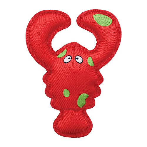KONG Belly Flops Fleating Squeaker Dog Toy - Lobster