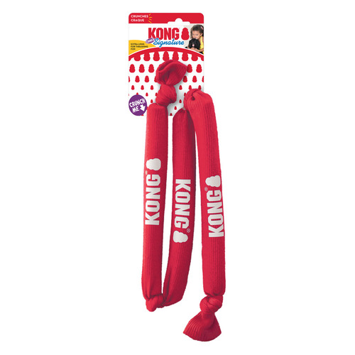 3 x KONG Signature Triple Crunch Rope Tug & Fetch Dog Toy - Large main image