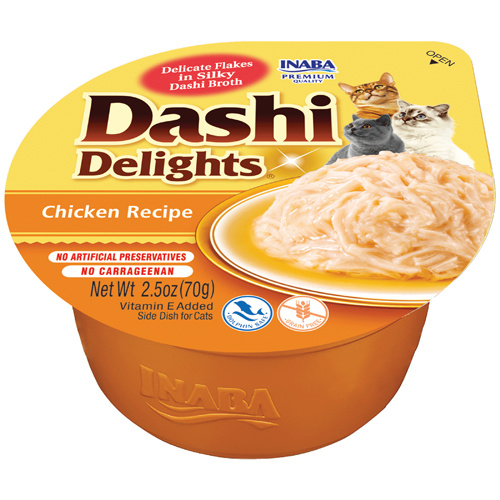 Inaba Cat Food Dashi Delights Chicken in Dashi Broth - 6 x 70g Cups main image