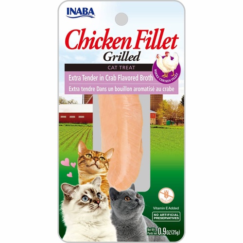 Inaba Cat Extra Tender Grilled Chicken in Crab Flavoured broth - 6-pack main image
