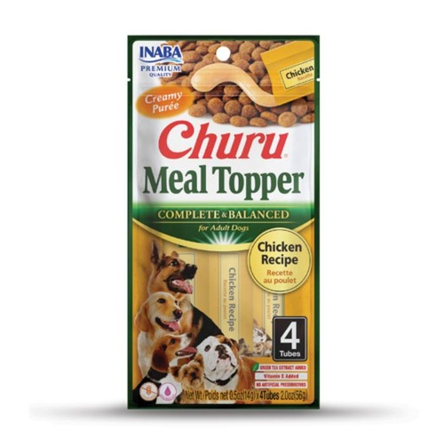Inaba Dog Churu Meal Topper Treat - Creamy Chicken Recipe 24 x 14g Tubes main image