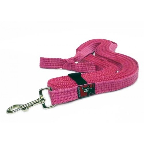 Black Dog Tracking Lead for Recall Training - 11 meters - Regular Width - Pink main image