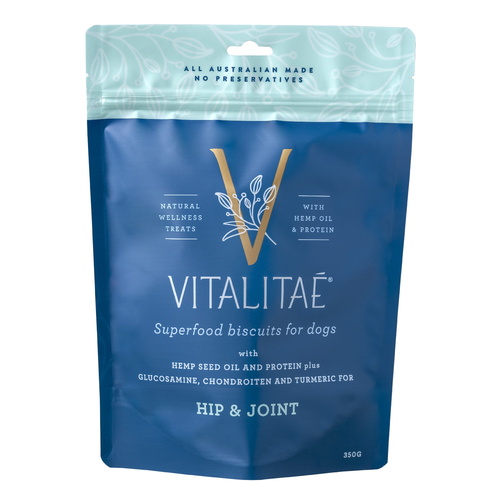 Vitalitae Superfood & Hemp Oil Dog Treats - Hip & Joint Biscuits - 350g main image