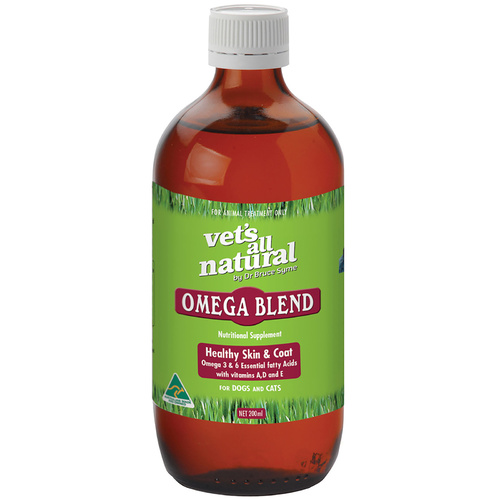 Vets All Natural Omega Blend for Healthy Skin & Coat for Cats & Dogs 200mL/500mL main image