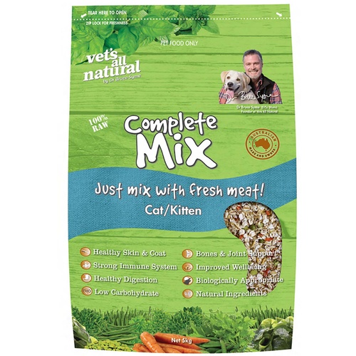 Vets All Natural Complete Mix Muesli with Fresh Meat & Veg for Cats & Kittens - 1kg/5kg main image