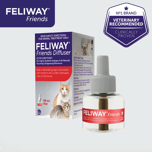 Feliway Friends Calming Pheromone for Multi-Cats - 48ml Refill Bottle main image