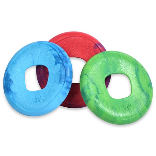 West Paw Seaflex Recycled Plastic Flyer Dog Toy - Sailz main image