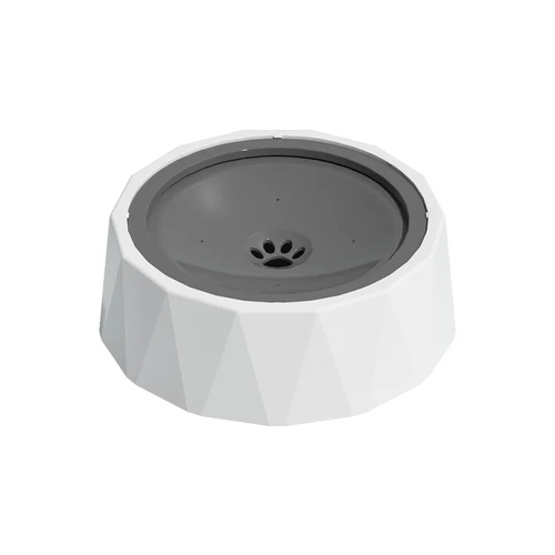 All Fur You Anti Splash Water Bowl Diamond Round 1L | No Mess Pet Water Bowl main image