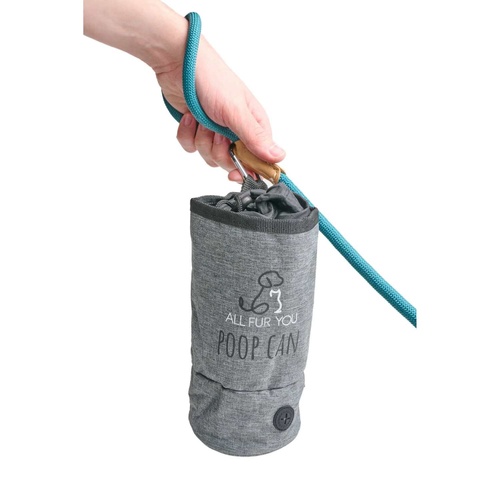 All Fur You Dog Poop Can Grey | Hygienic Waste Disposal main image