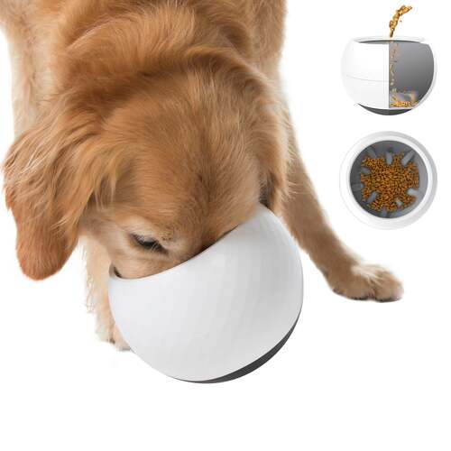 All Fur You Wobbler Slow Feeder Dog Bowl | Prevents Gulping and Bloat main image