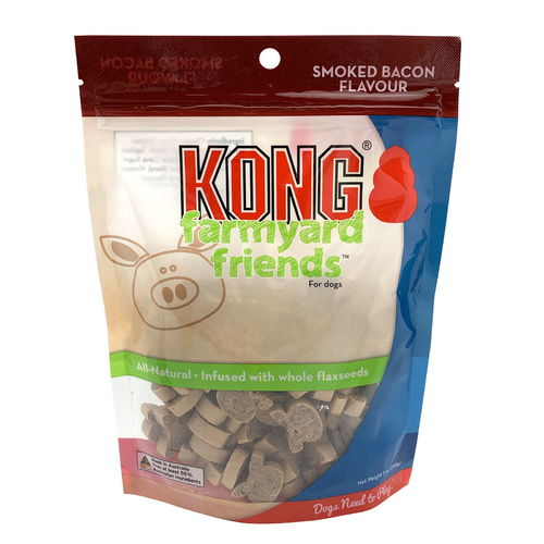 KONG Farmyard Friends Crunchy Dog Treats - Smoked Bacon main image